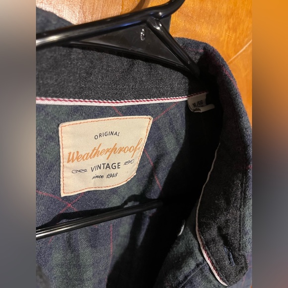Original Vintage Weatherproof Flannel SIZE XL - Picture 2 of 3